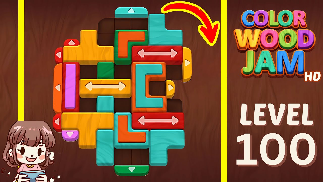 Color Wood Jam Level 100: Color Wood Jam Level 100