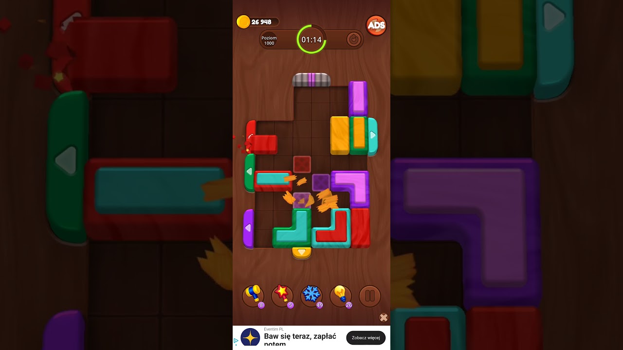 Color Wood Jam Level 1000: Color Wood Jam Level 1000