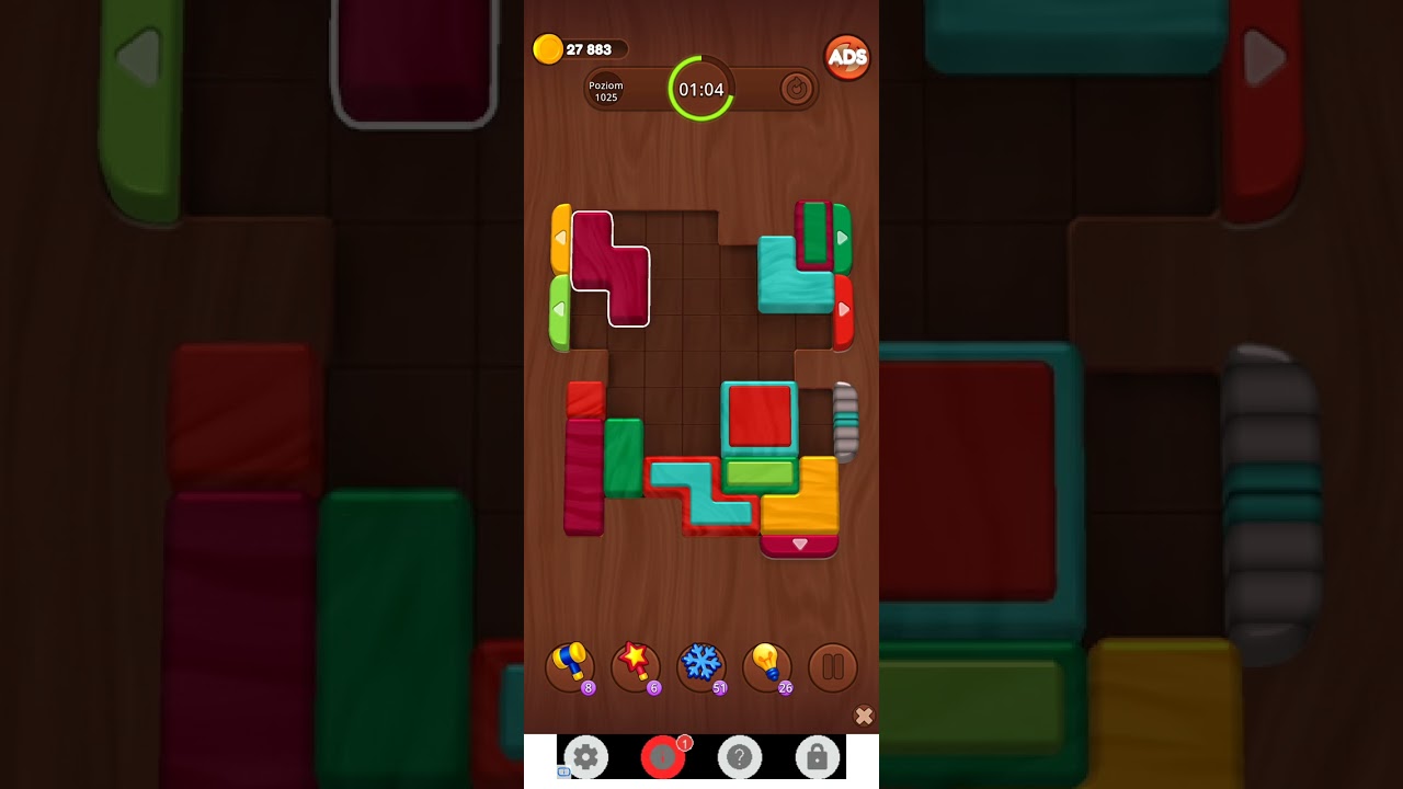 Color Wood Jam Level 1025: Color Wood Jam Level 1025