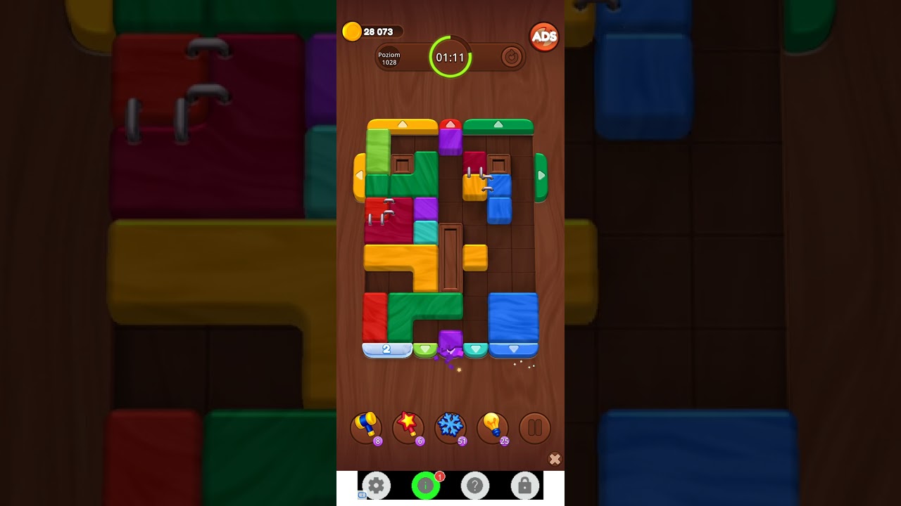 Color Wood Jam Level 1028: Color Wood Jam Level 1028