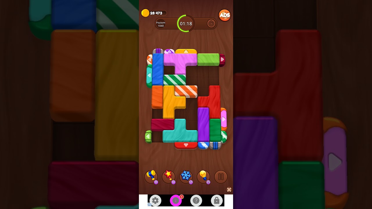 Color Wood Jam Level 1040: Color Wood Jam Level 1040