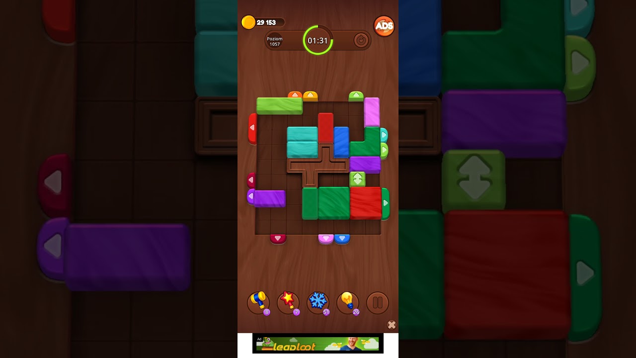 Color Wood Jam Level 1057: Color Wood Jam Level 1057