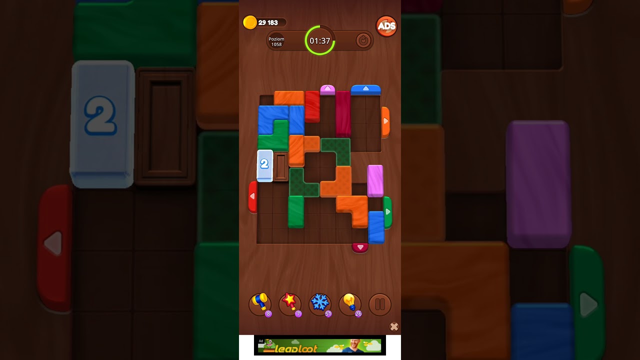 Color Wood Jam Level 1058: Color Wood Jam Level 1058