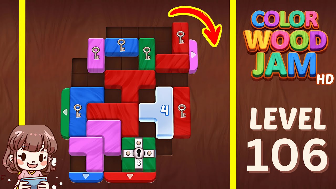 Color Wood Jam Level 106: Color Wood Jam Level 106