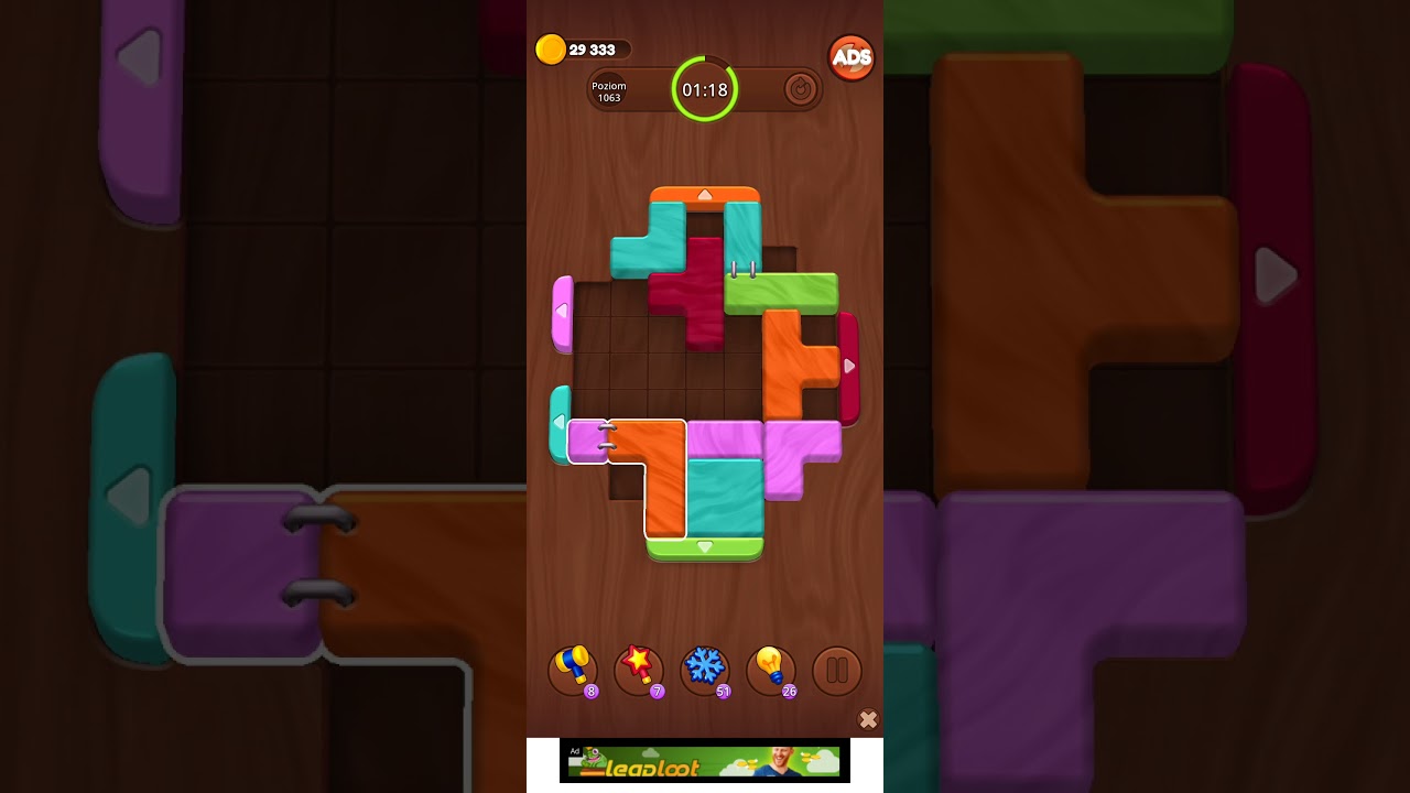 Color Wood Jam Level 1063: Color Wood Jam Level 1063