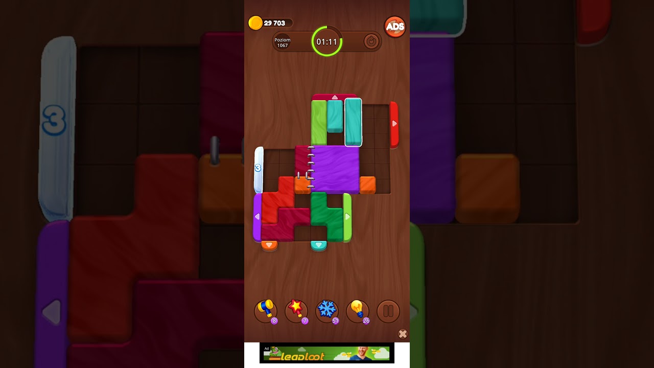 Color Wood Jam Level 1067: Color Wood Jam Level 1067