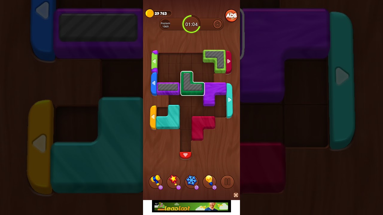 Color Wood Jam Level 1069: Color Wood Jam Level 1069