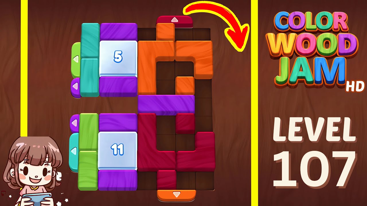 Color Wood Jam Level 107: Color Wood Jam Level 107