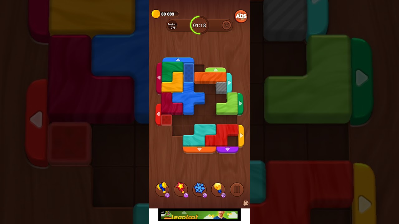 Color Wood Jam Level 1075: Color Wood Jam Level 1075