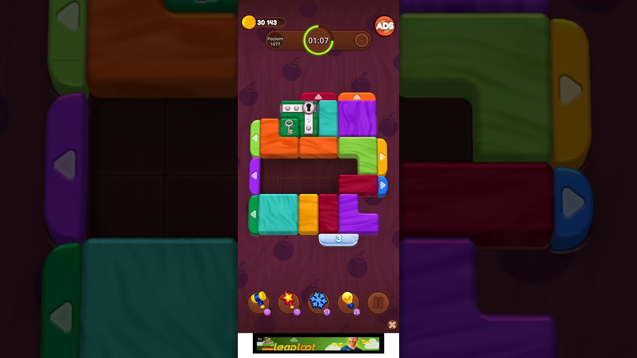Color Wood Jam Level 1077: Color Wood Jam Level 1077