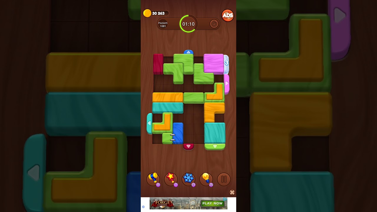 Color Wood Jam Level 1081: Color Wood Jam Level 1081