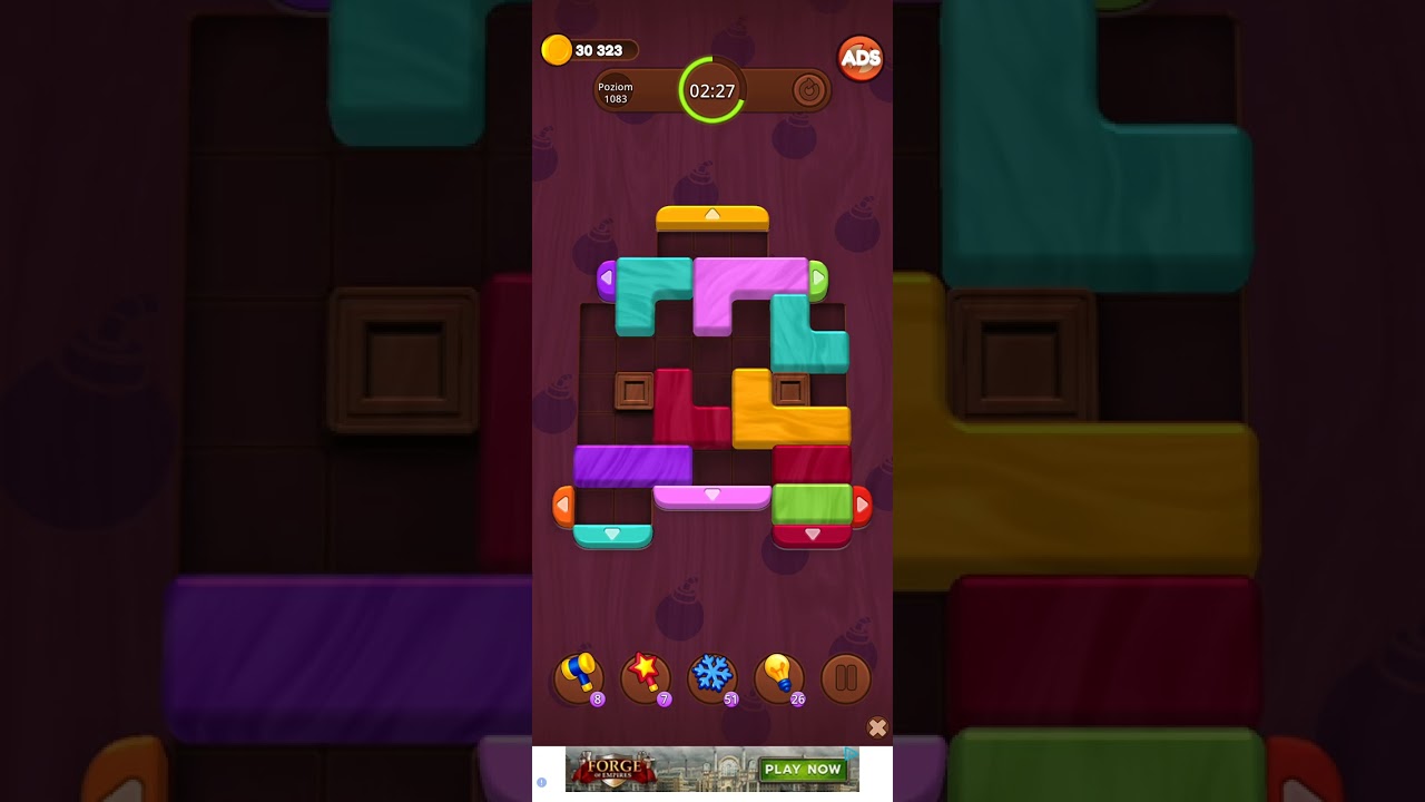 Color Wood Jam Level 1083: Color Wood Jam Level 1083