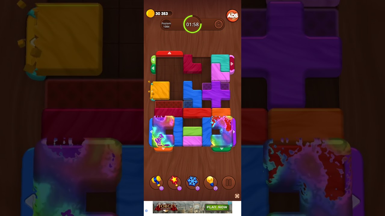 Color Wood Jam Level 1084: Color Wood Jam Level 1084