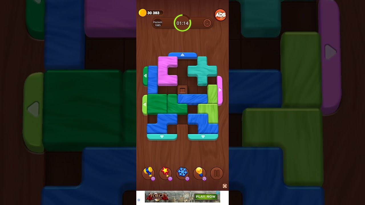 Color Wood Jam Level 1085: Color Wood Jam Level 1085