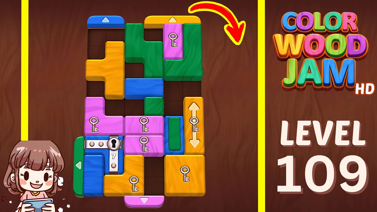 Color Wood Jam Level 109: Color Wood Jam Level 109