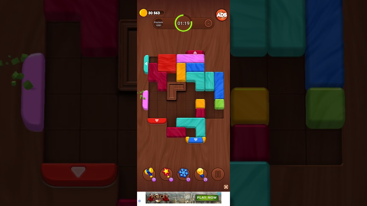 Color Wood Jam Level 1091: Color Wood Jam Level 1091