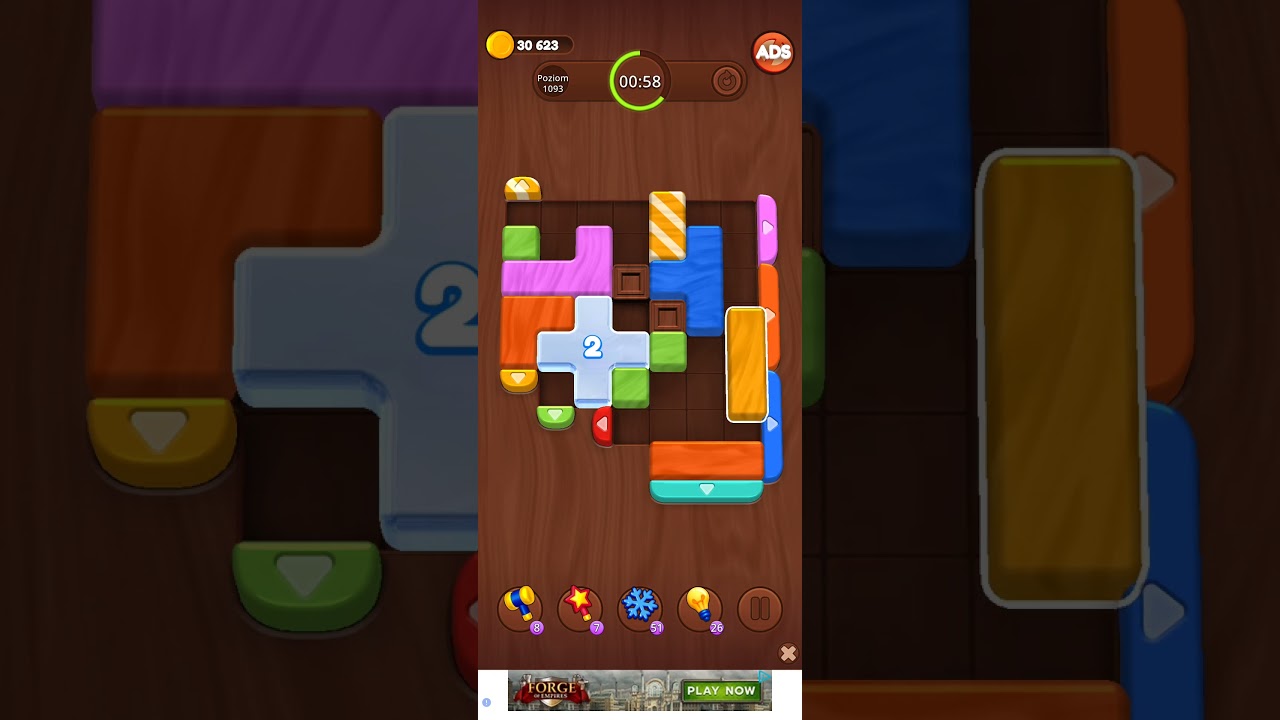Color Wood Jam Level 1093: Color Wood Jam Level 1093
