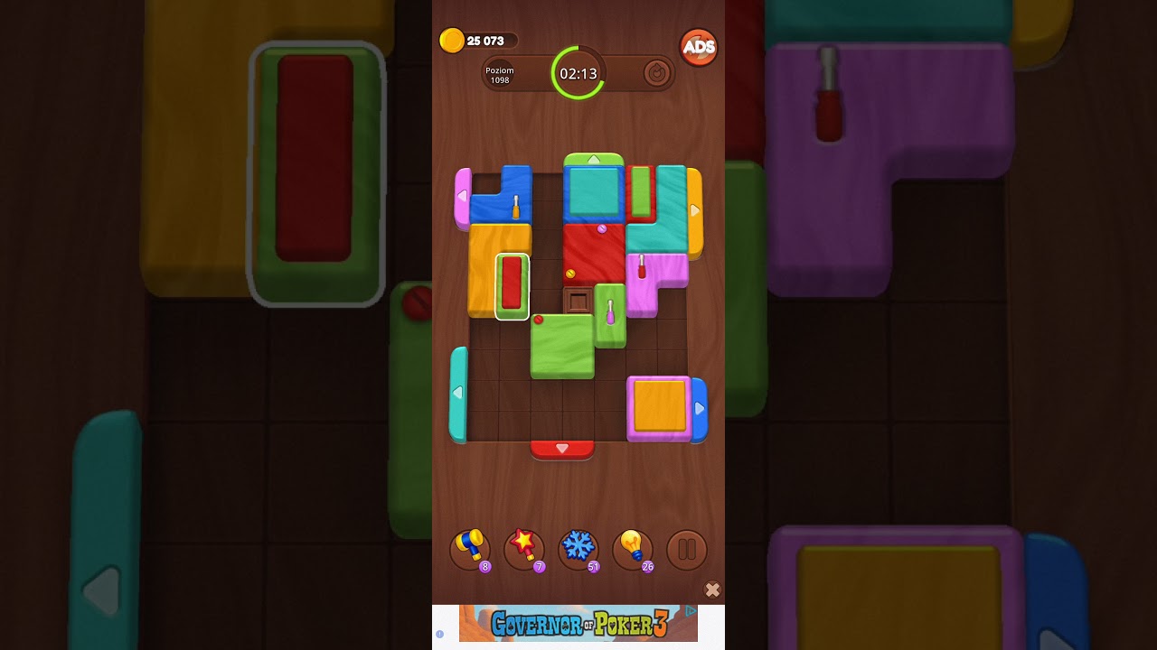 Color Wood Jam Level 1098: Color Wood Jam Level 1098