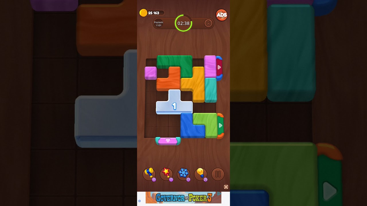 Color Wood Jam Level 1101: Color Wood Jam Level 1101