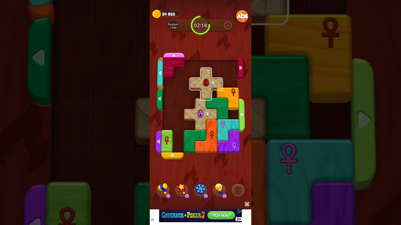 Color Wood Jam Level 1104: Color Wood Jam Level 1104