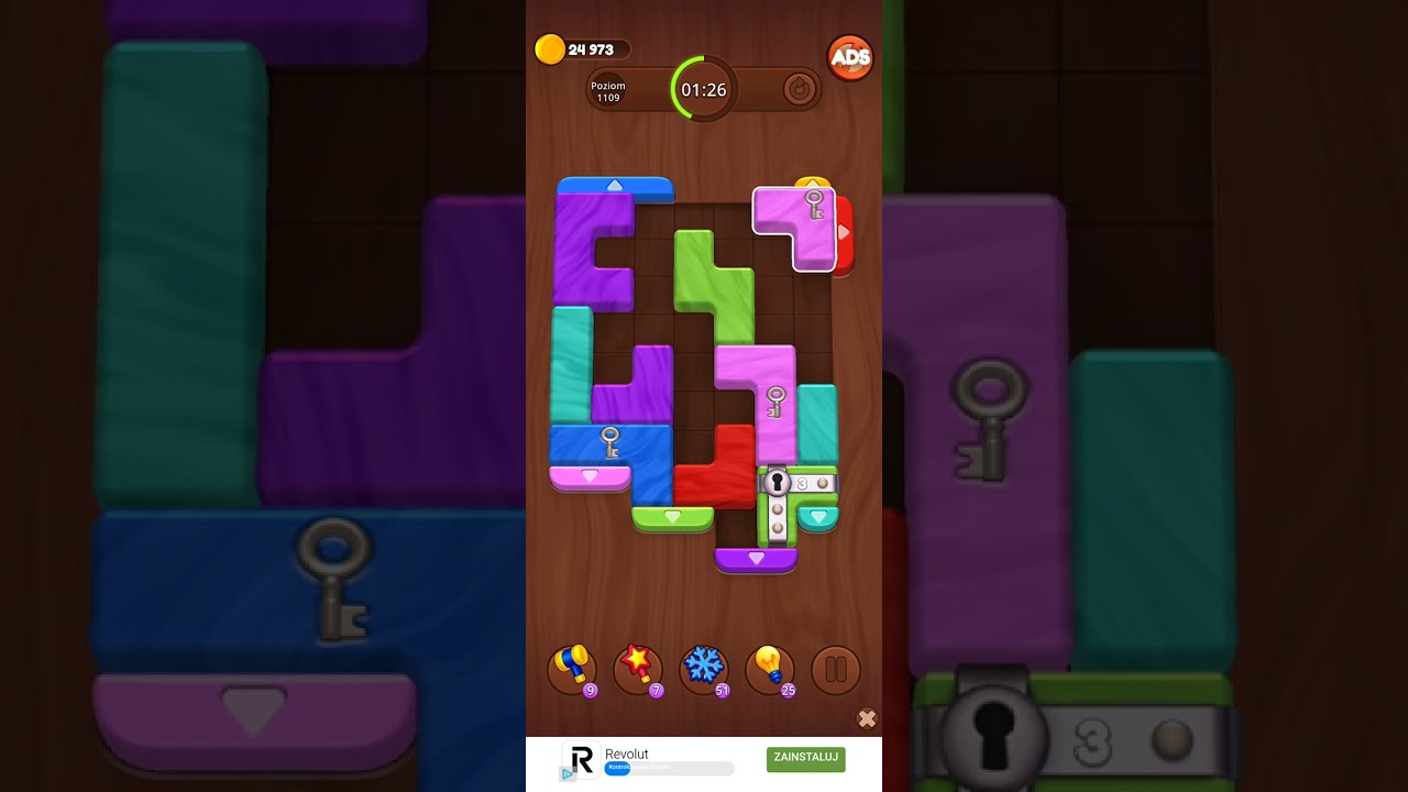 Color Wood Jam Level 1109: Color Wood Jam Level 1109