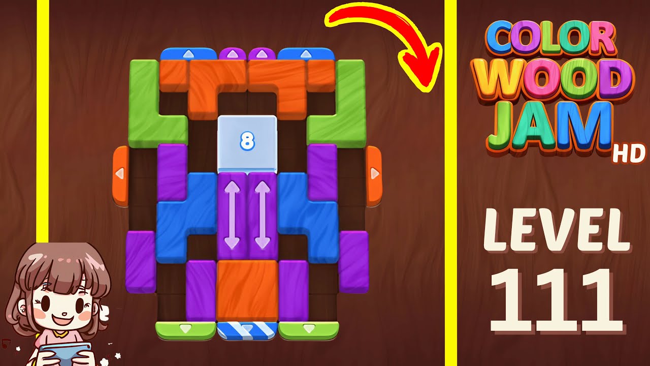 Color Wood Jam Level 111: Color Wood Jam Level 111