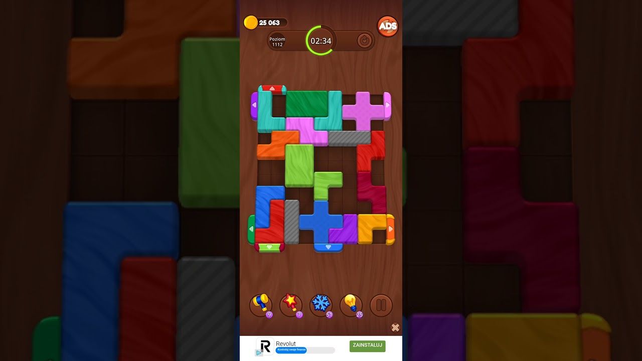 Color Wood Jam Level 1112: Color Wood Jam Level 1112
