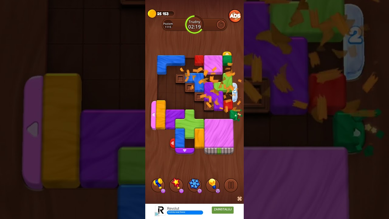 Color Wood Jam Level 1115: Color Wood Jam Level 1115