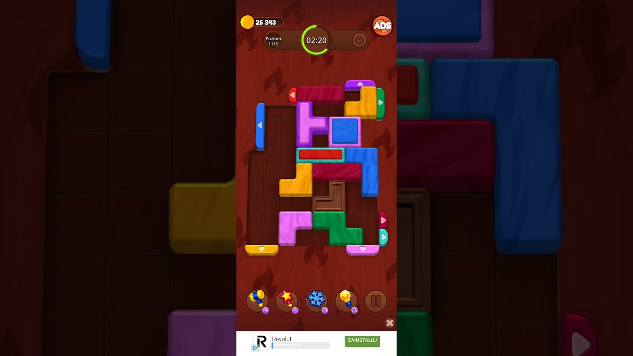 Color Wood Jam Level 1119: Color Wood Jam Level 1119