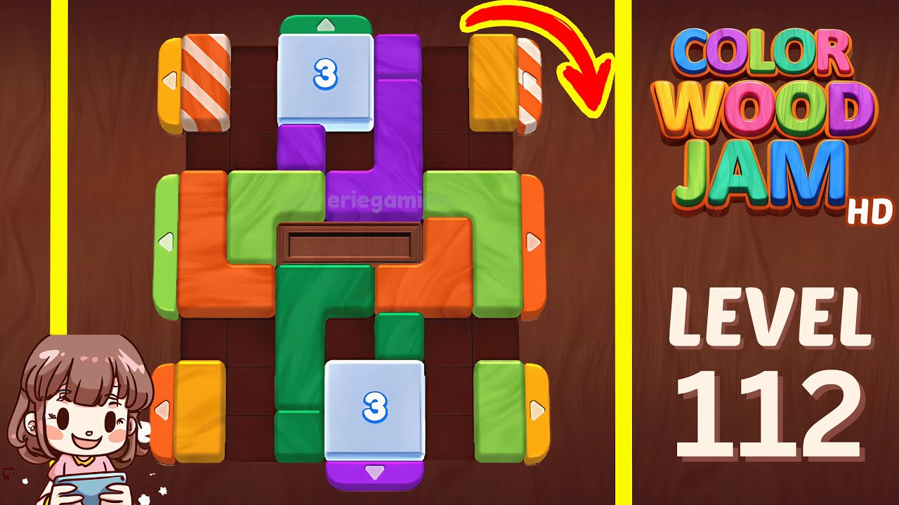 Color Wood Jam Level 112: Color Wood Jam Level 112