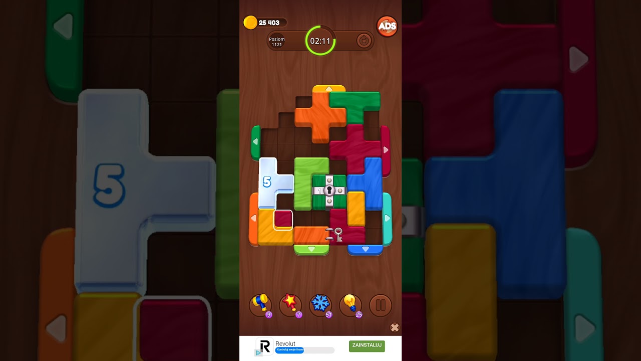 Color Wood Jam Level 1121: Color Wood Jam Level 1121