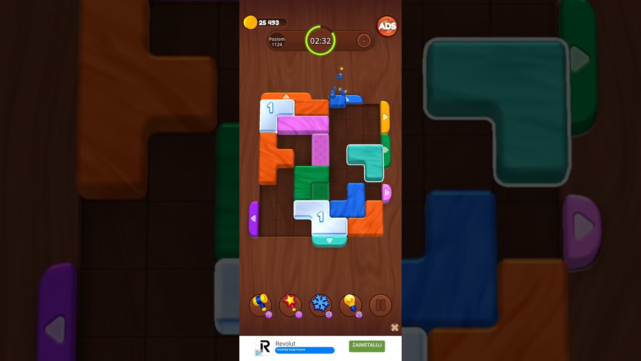 Color Wood Jam Level 1124: Color Wood Jam Level 1124