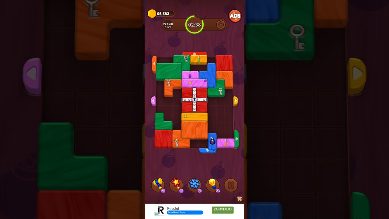 Color Wood Jam Level 1127: Color Wood Jam Level 1127