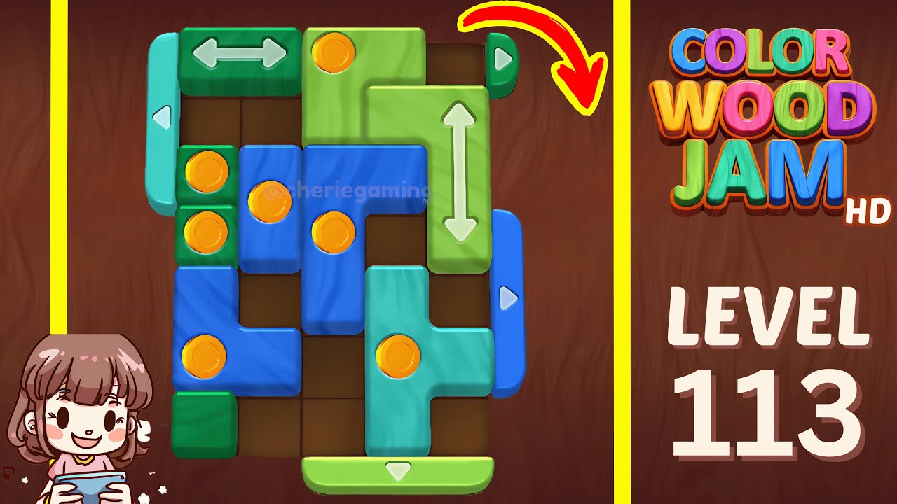 Color Wood Jam Level 113: Color Wood Jam Level 113