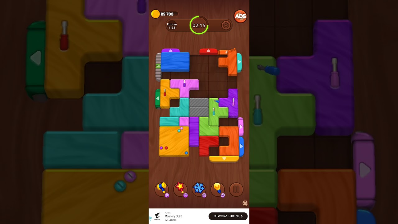 Color Wood Jam Level 1133: Color Wood Jam Level 1133