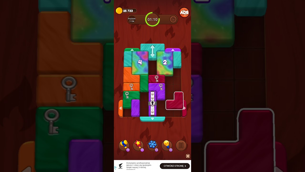 Color Wood Jam Level 1134: Color Wood Jam Level 1134