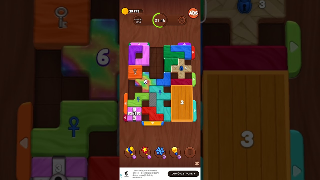 Color Wood Jam Level 1136: Color Wood Jam Level 1136