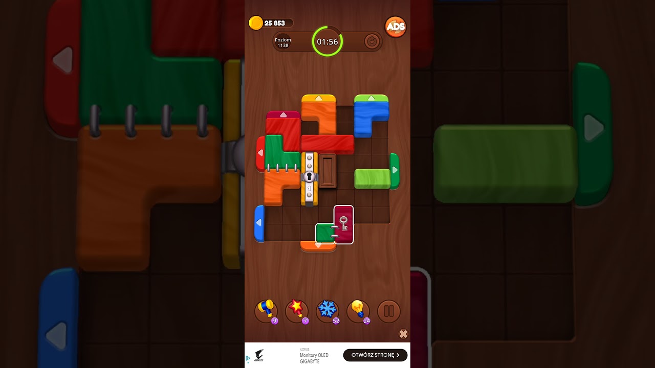 Color Wood Jam Level 1138: Color Wood Jam Level 1138