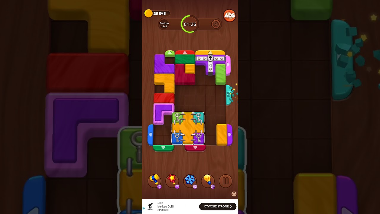 Color Wood Jam Level 1141: Color Wood Jam Level 1141