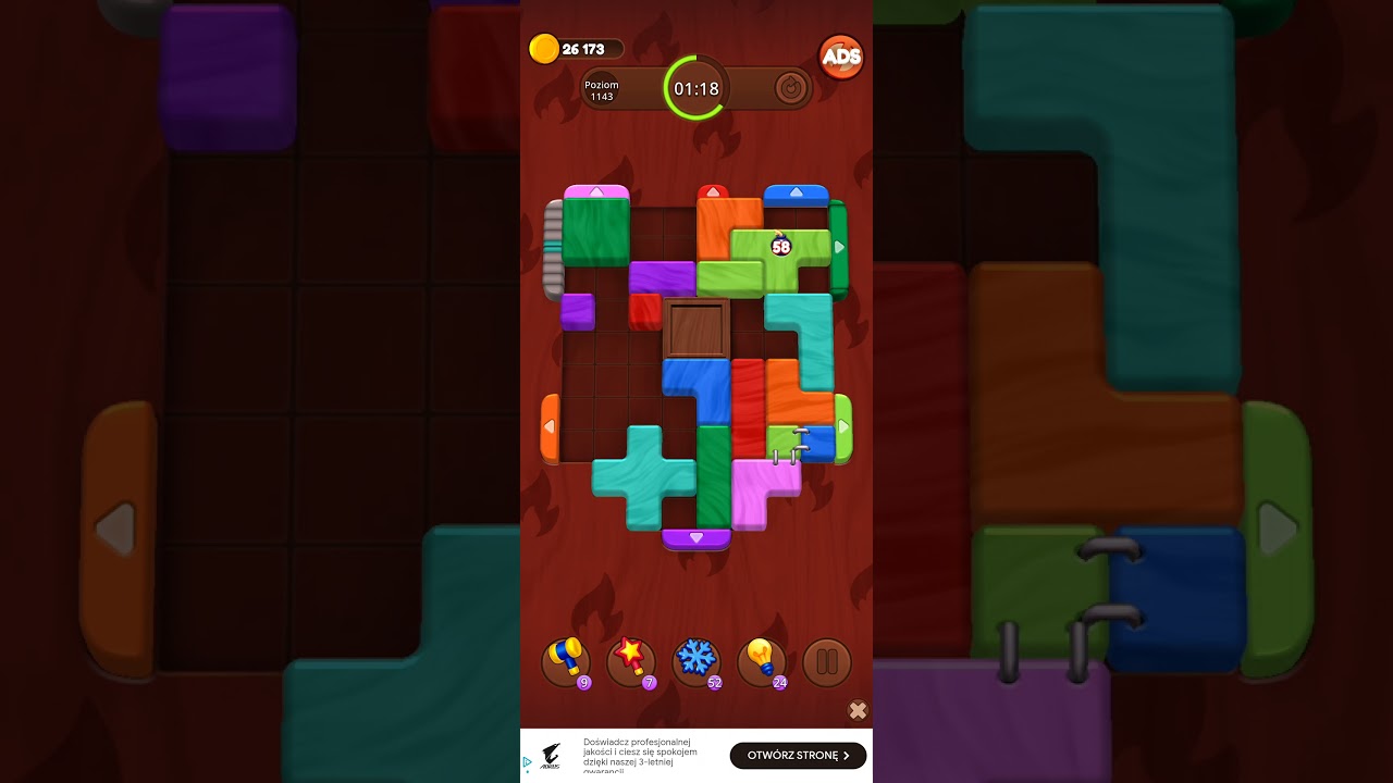 Color Wood Jam Level 1143: Color Wood Jam Level 1143