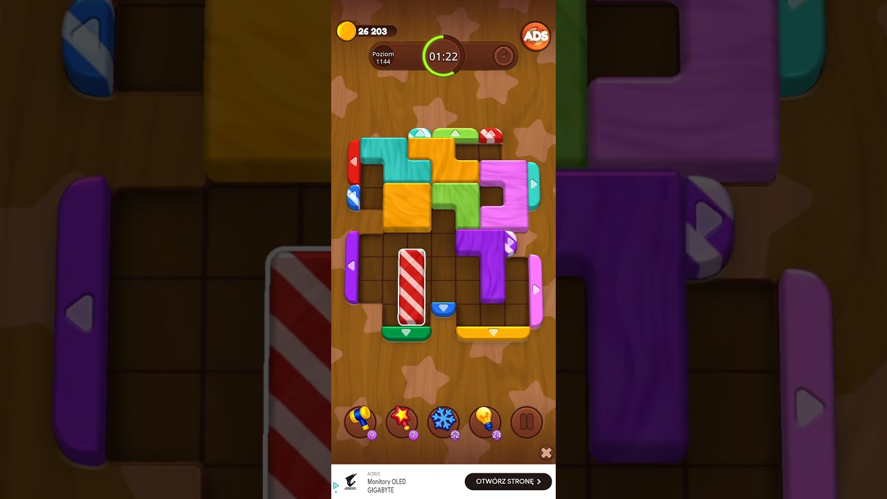 Color Wood Jam Level 1144: Color Wood Jam Level 1144