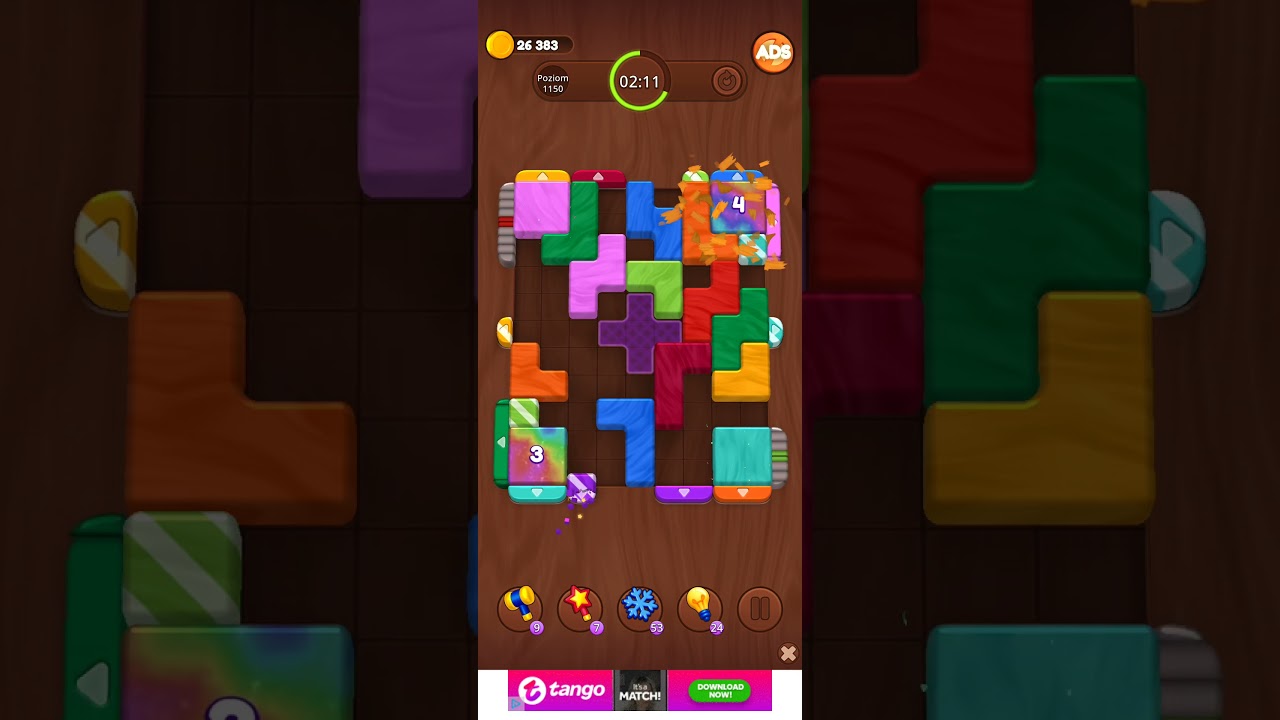 Color Wood Jam Level 1150: Color Wood Jam Level 1150