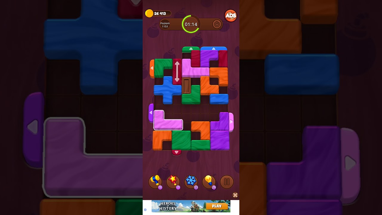 Color Wood Jam Level 1151: Color Wood Jam Level 1151