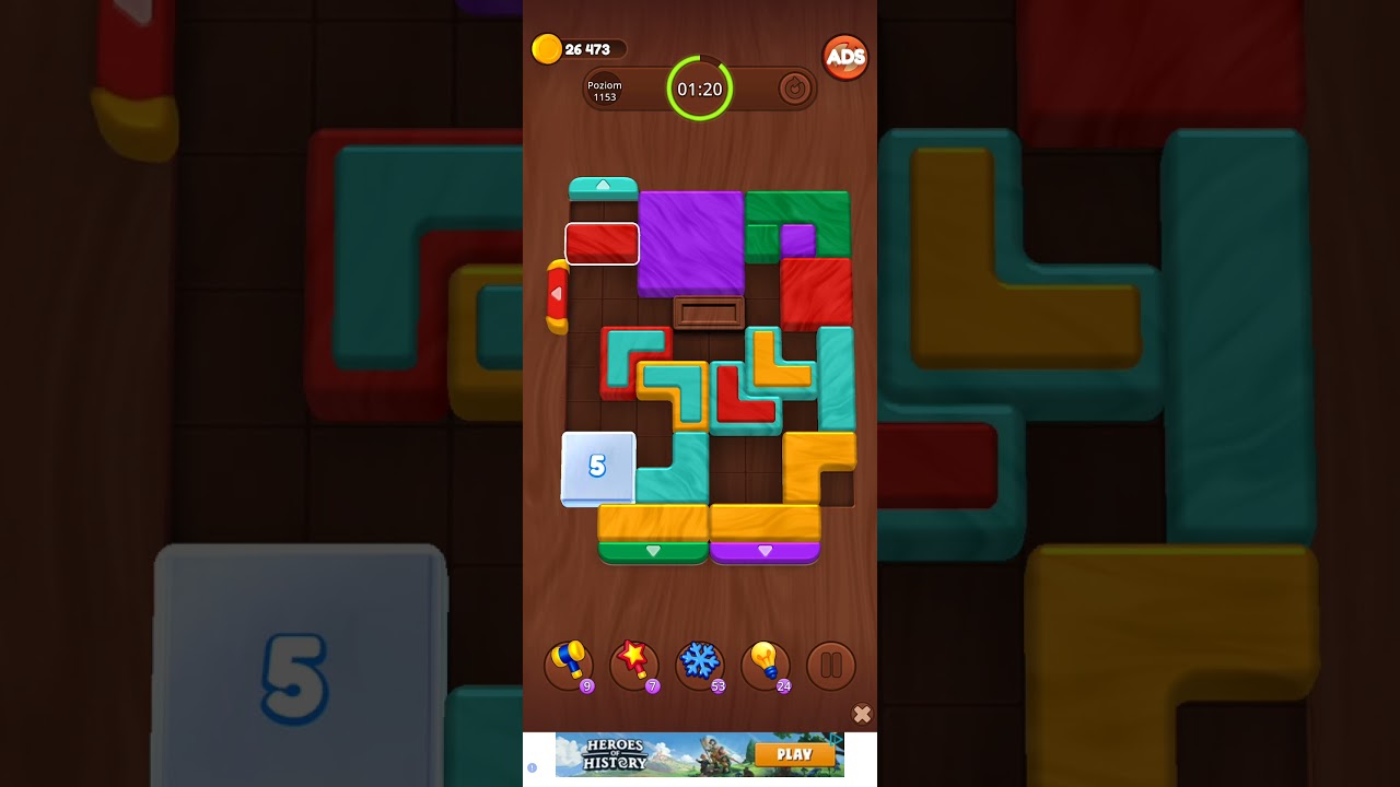 Color Wood Jam Level 1153: Color Wood Jam Level 1153