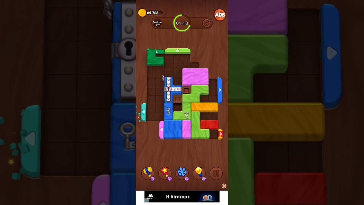 Color Wood Jam Level 1176: Color Wood Jam Level 1176