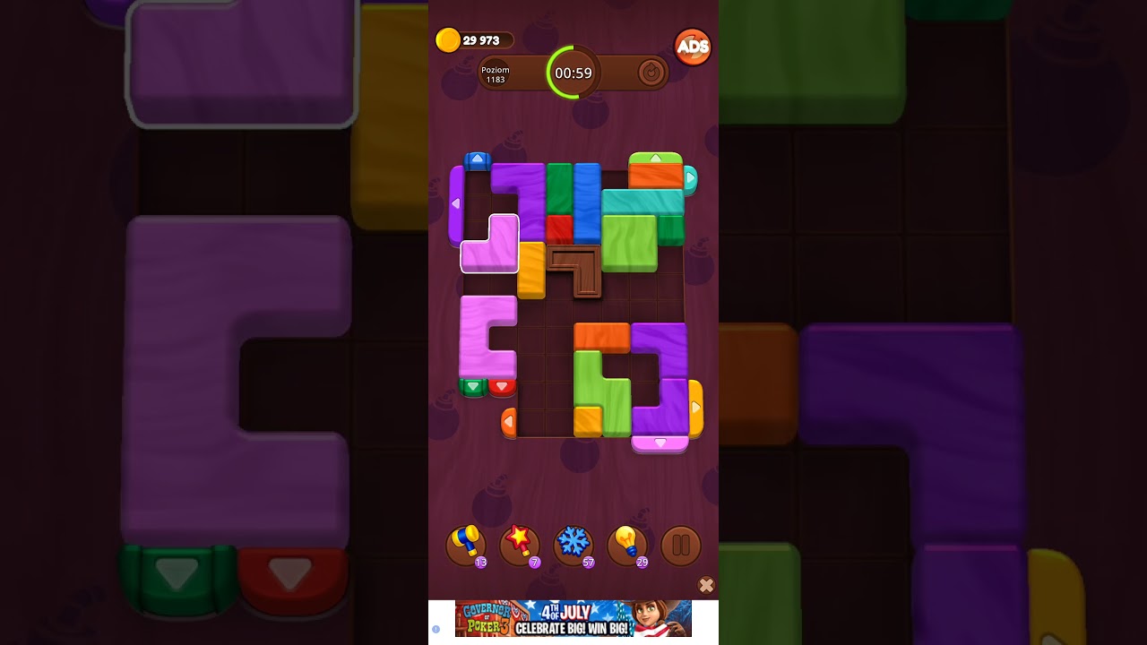 Color Wood Jam Level 1183: Color Wood Jam Level 1183
