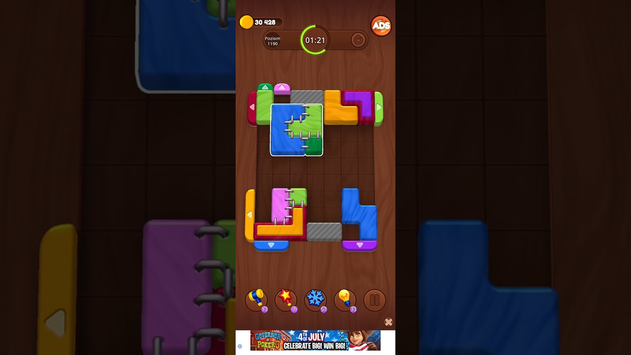 Color Wood Jam Level 1190: Color Wood Jam Level 1190
