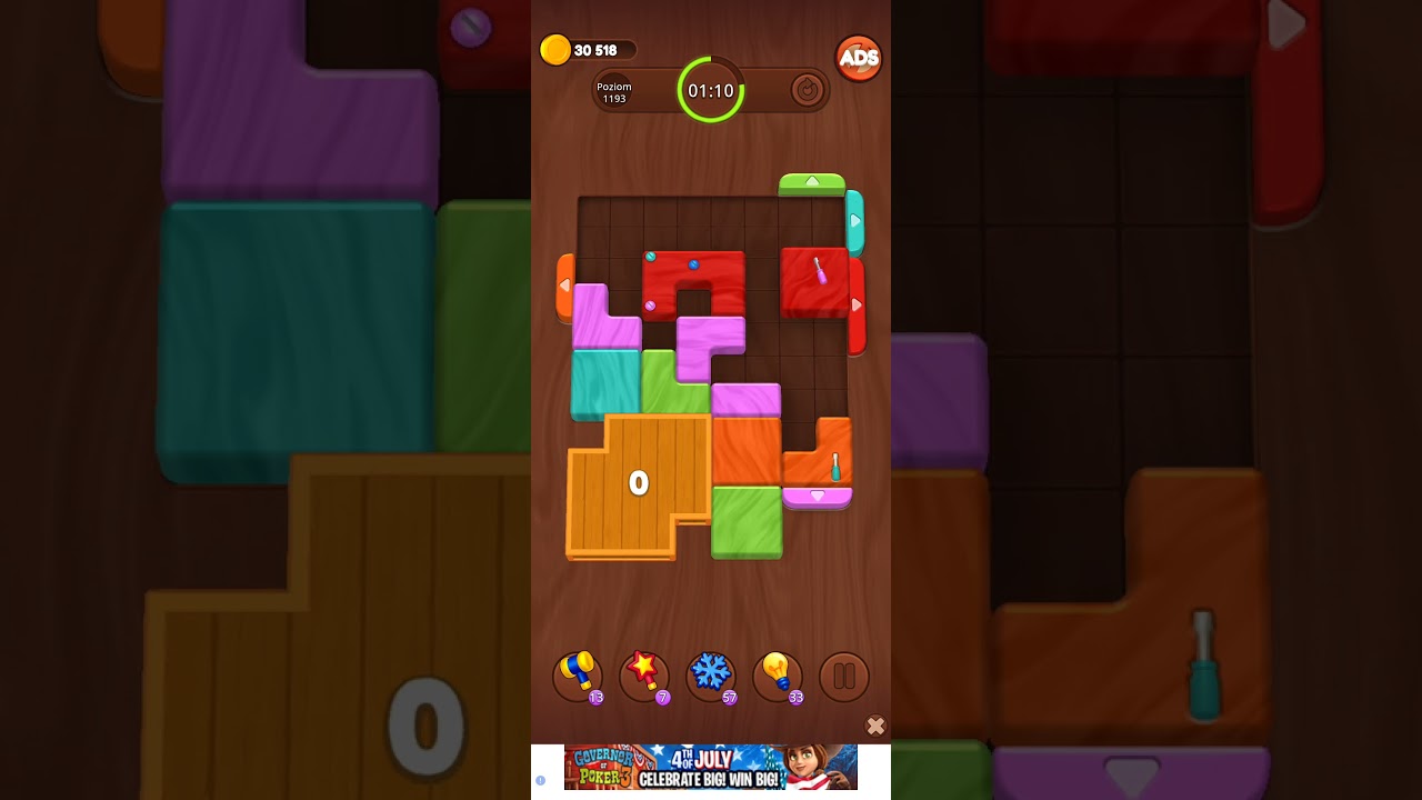 Color Wood Jam Level 1193: Color Wood Jam Level 1193