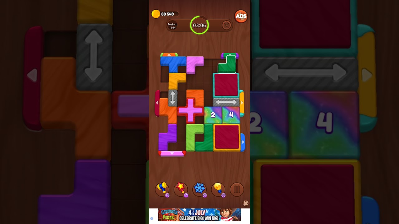 Color Wood Jam Level 1194: Color Wood Jam Level 1194