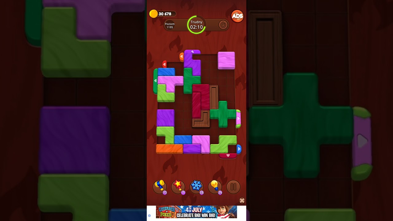 Color Wood Jam Level 1195: Color Wood Jam Level 1195
